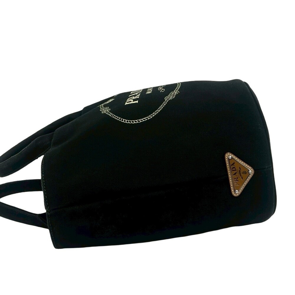 PRADA Black Canvas Shoulder Bag - Picture 5 of 10